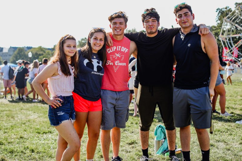 group of students outside