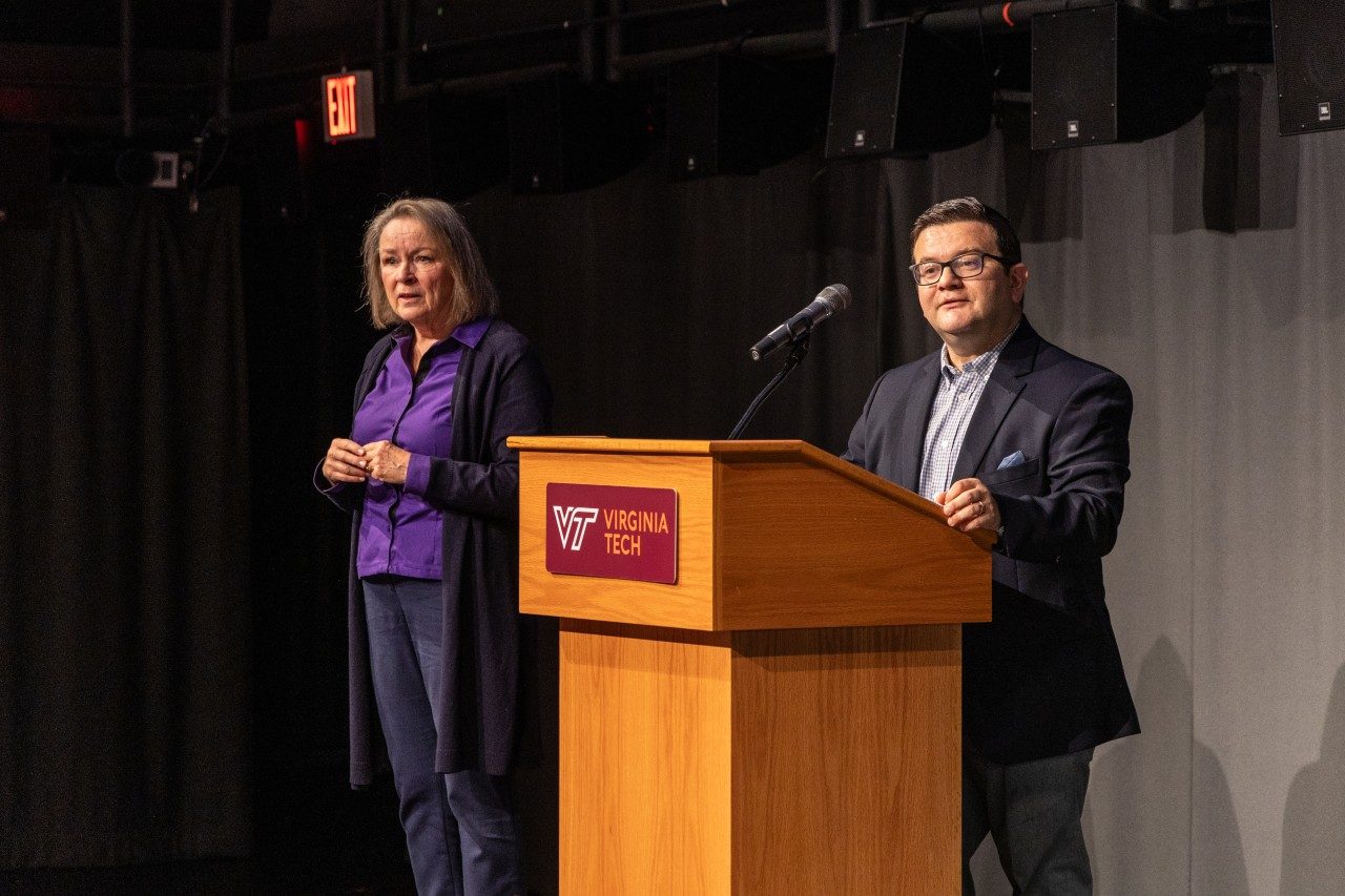 OEA's Henry Yampolsky talks during 2024 NDEAM event on October 9